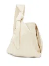 Low Classic Knotted Shoulder Bag In Neutral
