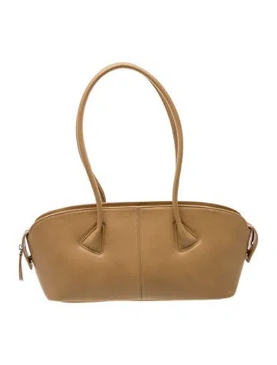 Pre-owned Low Classic Leather Shoulder Bag In Neutrals