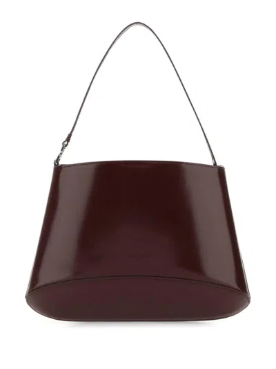 Low Classic Leather Tote Bag In Purple