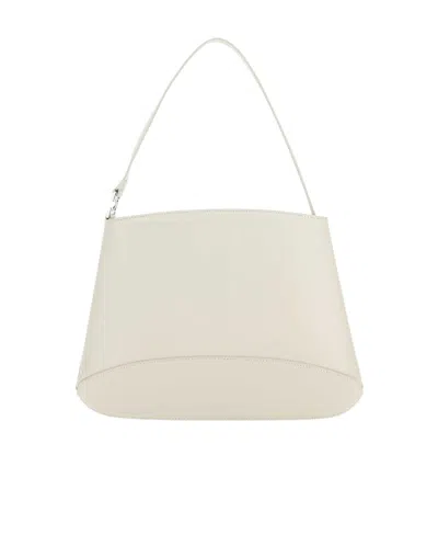 Low Classic Leather Tote Bag In White