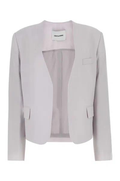LOW CLASSIC LOW CLASSIC LILAC WOOL BLAZER