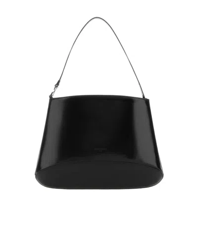 Low Classic Logo Embossed Tote Bag In Black
