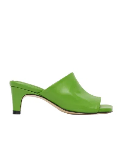 LOW CLASSIC LOGO HIGH-HEELED SANDALS