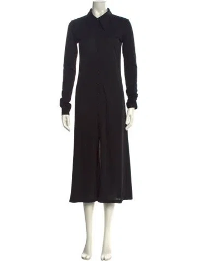 Pre-owned Low Classic Long Dress In Black