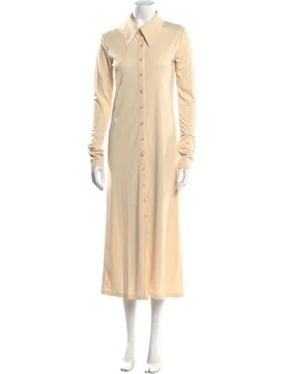 Pre-owned Low Classic Long Dress W/ Tags In Yellow