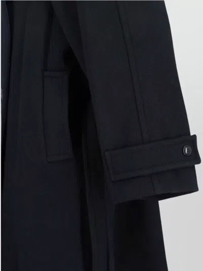 Low Classic Long Length Jacket High Collar In Black