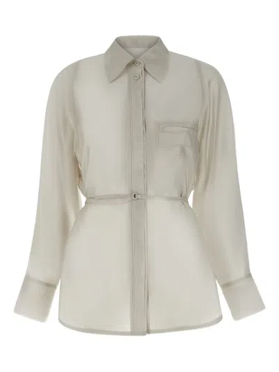 Low Classic Long Sleeve Shirt In Neutrals