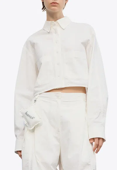 Low Classic Long-sleeved Cropped Shirt