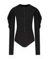 Low Classic Long-sleeved Jumpsuit In Black