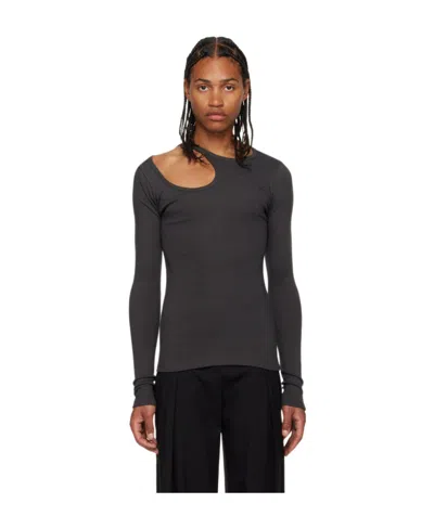 Low Classic Long-sleeved Sweater In Black