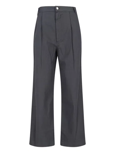 Low Classic Low Rise Classic Cotton Trousers For Women In Gray