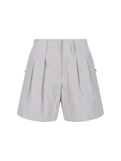 Low Classic Low-rise Straight-leg Trousers In Gray