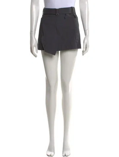 Pre-owned Low Classic Mini Skirt In Gray