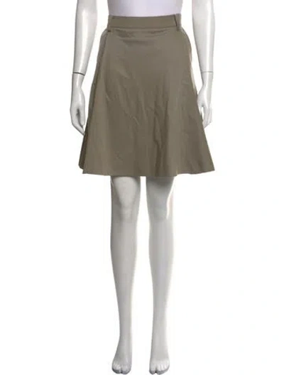 Pre-owned Low Classic Mini Skirt In Neutrals