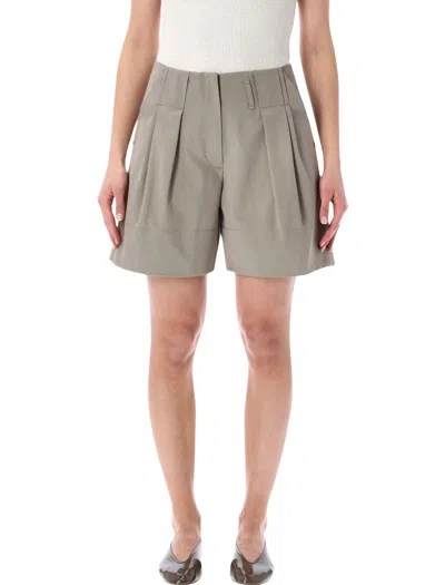 Low Classic Mini Turn-up Shorts - Women's Size S In Green