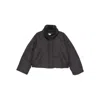 Low Classic High-neck Puffer Jacket In Black