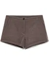 Low Classic Padded Mini Pants In Brown