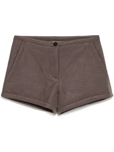 Low Classic Padded Mini Pants In Brown