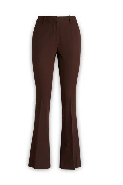 Low Classic Pants In Burgundy