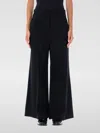 Low Classic Wide Wool Trouser Clothing In Schwarz