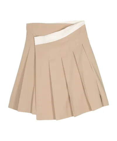 LOW CLASSIC PLEATED BODY-WRAPPED SKIRT