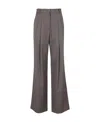 Low Classic Grey Basic Straight-leg Trousers In Black