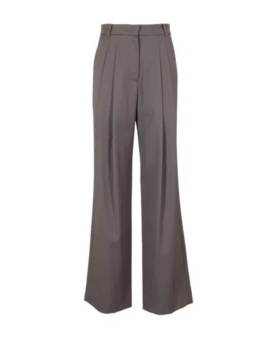 LOW CLASSIC PLEATED HIGH-WAIST TROUSERS