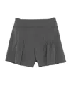 Low Classic Pleated Shorts In Black