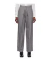 Low Classic Regular-fit Wide-leg Low-rise Woven Trousers In Gray