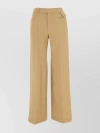 LOW CLASSIC POLYESTER WIDE-LEG PANT WITH CENTRAL PLEATS