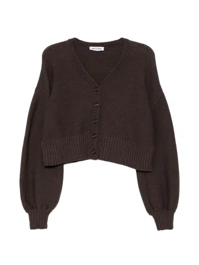 Low Classic Puff-sleeve Cardigan In Multi