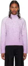 Low Classic Purple Gradient Sweater In Purple