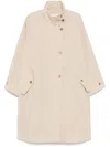 Low Classic Raglan-sleeve Trench Coat In Neutrals