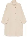 Low Classic Raglan-sleeve Trench Coat In Neutrals