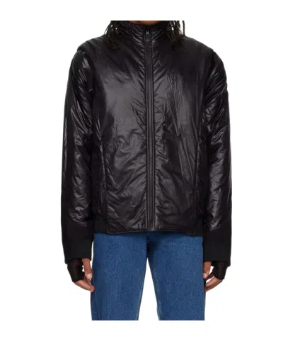 Low Classic Reversible Down-filled Polyester Satin Jacket