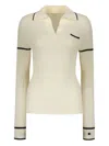 Low Classic Merino Wool Sweater In Neutrals