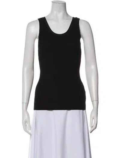 Pre-owned Low Classic Scoop Neck Sleeveless Top In Gray