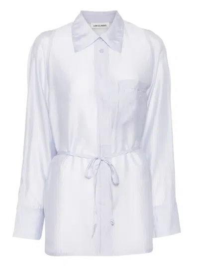 LOW CLASSIC SEE-THROUGH BACK STRAP SHIRT