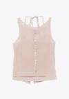 LOW CLASSIC SEE-THROUGH SLEEVELESS TOP