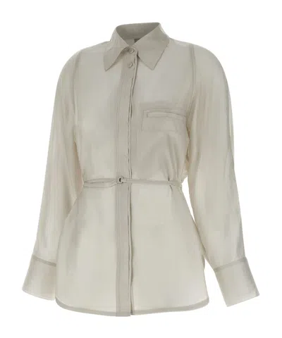 LOW CLASSIC LOW CLASSIC BELTED LONG SLEEVE TOP