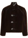 Low Classic Brown Reversible Jacket In Brown