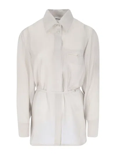 Low Classic Shirts In Beige
