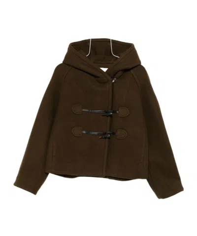 LOW CLASSIC SHORT HOODED COAT