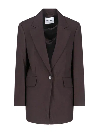 LOW CLASSIC SINGLE-BREASTED BLAZER - BROWN