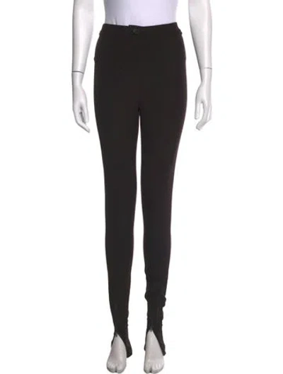 Pre-owned Low Classic Skinny Leg Pants In Black