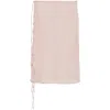Low Classic See-through Button-loop Midi Skirt In Multicolor