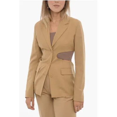 Low Classic Slim Fit Sleek Blazer With Cut-out Men's Detail