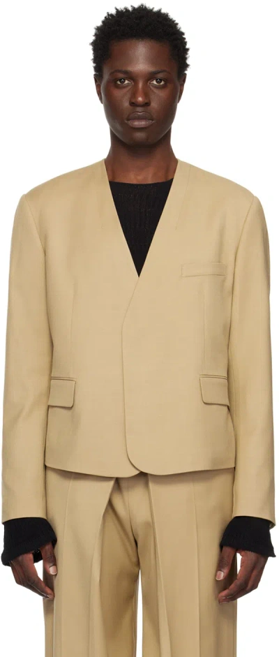 Low Classic Ssense Exclusive Beige Blazer In Incense