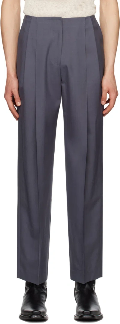 Low Classic Ssense Exclusive Gray Trousers In Asphalt