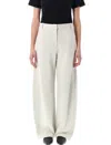 Low Classic Jersey Cocoon Fit Pants In White